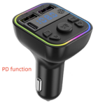 G39 Car Bluetooth FM Transmitter Adapter With Type-C & Dual USB Fast Charging - Image 3