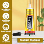 T-7000 50ML Mobile Screen Adhesive Glue – Multipurpose Bonding Solution for Display Repair, Jewelry, and Stone Fixing - Image 3