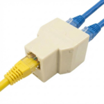 RJ45 Ethernet Splitter 1-to-2 Female Network Adapter, Dual Socket LAN Coupler Connector for Laptop, Computer, Router, Modem, and Server - Image 3