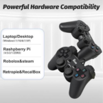UCOM USB Double Shock Gamepad Controller – Wired Gaming Controller with Dual Vibration – Black - Image 5