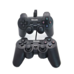 UCOM USB Double Shock Gamepad Controller – Wired Gaming Controller with Dual Vibration – Black - Image 3