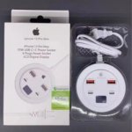 Apple 35W Dual USB-C Power Socket with 4-Port Extension and LCD Digital Display for iPhone Charging - Image 3