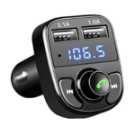 X8 Bluetooth Car Kit Hands-Free FM Transmitter With USB Charger, Multifunctional Wireless MP3 Player