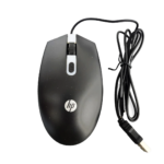 HP M180 Wired Gaming Mouse with 7-Color LED Lighting, 1600 DPI Optical Sensor, and 4-Button Control – Black