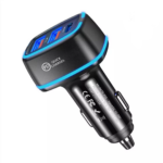 PD 3.0 62W Multi-Port Car Charger With USB and Type-C Fast Charging Ports