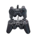 UCOM USB Double Shock Gamepad Controller – Wired Gaming Controller with Dual Vibration – Black - Image 3