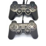 UCOM USB Double Shock Gamepad Controller – Wired Gaming Controller with Dual Vibration – Black - Image 2