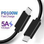 USB-C to USB-C Video Cable, 4K UHD Display, Audio Transmission, 100W PD Fast Charging & 10Gbps High-Speed Data Transfer - Image 2