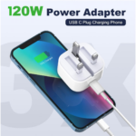 120W USB-C Power Adapter with USB-C to Lightning Cable (1M) – Fast Charging Power Adapter - Image 3