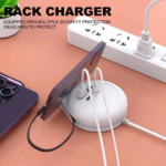 Retractable Desktop Power Strip with 2 USB-A Ports & 2 USB-C PD Fast Charging Ports - Image 4