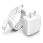 65W PD Fast Charger for iPhone, USB-C Wall Adapter with Lightning Cable, Type-C Power Charging Plug for iPhone & iPad