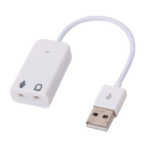 3D Virtual 7.1 Channel USB Sound Card with Plug-and-Play Functionality