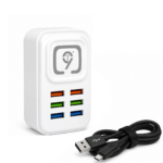 9T CH-50 6-Port USB Fast Charging Wall Charger 3.1A Multi-Port Charging Adapter with Smart Device Detection - Image 3
