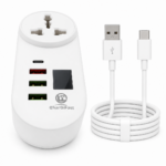 CharGifast LT-T2028 3 USB Fast Charging Multi Socket with 9A Output – White - Image 4