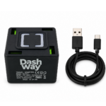 Dash Way DW-893 4.8A 4-Port USB Fast Charging Wall Charger with LED Indicator and Multi-Protection