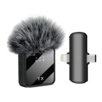 F15-2 Dual Wireless Lavalier Microphone System for Phones, Vlogging, Interviews and Content Creation – Black - Image 3