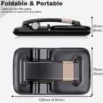 L-311 Compact Foldable Mobile Phone Holder Adjustable Desktop Stand for Smartphones and Tablets - Image 4