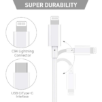 High-Speed USB Type-C to Lightning Cable for Rapid Charging and Data Transfer - Image 4