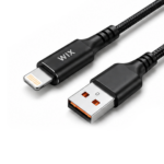 WIX 2M 2.4A Premium Fast Charging and High-Speed Data Cable with Stainless Steel Connector - Image 2