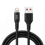 WIX 2M 2.4A Premium Fast Charging and High-Speed Data Cable with Stainless Steel Connector