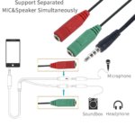 3.5mm Auxiliary Audio Y-Cable with Dedicated Headphone and Microphone Jacks - Image 4