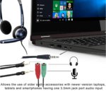 3.5mm Auxiliary Audio Y-Cable with Dedicated Headphone and Microphone Jacks - Image 3