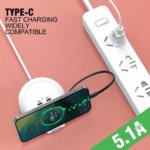 Retractable Desktop Power Strip with 2 USB-A Ports & 2 USB-C PD Fast Charging Ports - Image 2