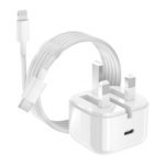 65W Type-C Fast Charger Plug with Lightning Charging Cable for iPhone and iPad