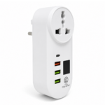 CharGifast LT-T2028 3 USB Fast Charging Multi Socket with 9A Output – White - Image 2