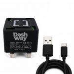 Dash Way DW-893 4.8A 4-Port USB Fast Charging Wall Charger with LED Indicator and Multi-Protection - Image 3