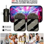 F11-2 Wireless Lavalier Microphone for Smartphones, Plug and Play Clip-On Mic for Vlogging, Recording and Live Streaming - Image 3