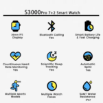 S3000 Pro 7+2 Smart Watch Featuring Health Monitoring and Sports Modes - Image 2