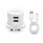 Tecno BL-2U70 Fast Charging Wall Charger with High-Efficiency Safe Charging Technology