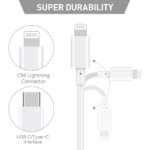 High-Speed USB Type-C to Lightning Cable for Rapid Charging and Data Transfer - Image 4