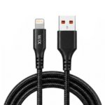 WIX 2M 2.4A Premium Fast Charging and High-Speed Data Cable with Stainless Steel Connector