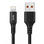 WIX 2M 2.4A Premium Fast Charging and High-Speed Data Cable with Stainless Steel Connector - Image 5