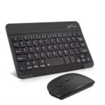 GreenLYCA Rechargeable Wireless Bluetooth Keyboard & Silent Mouse Combo for Mac, PC, Laptops, iPad & Tablets – Ultra-Slim, Lightweight & Portable