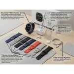 T2000 Ultra Max Smart Watch Combo Pack with AirPods, Fitness Features and Protective Cover - Image 3