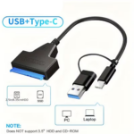 Universal SATA to USB 3.0 & Type-C Adapter Cable for 2.5-Inch HDD/SSD (6Gbps) - Image 2