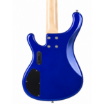 Professional 5-String Electric Bass Guitar with Premium Gloss Blue Finish for Stage & Studio Performance - Image 4