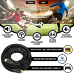 HDMI Cable 1.5M High-Speed Digital Audio and Video Transmission Cable for TV, Gaming and Multimedia Devices - Image 5