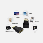 Mini HDMI Male to HDMI Converter Adapter for HDTV and Monitor Connection - Image 5
