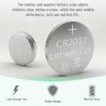 CR2032 3V Long-Lasting Lithium Coin Cell Battery for Watches, Car Remotes, Calculators and Electronic Devices - Image 4