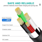PS3 Controller Charging Cord – Durable Mini USB Cable for DualShock 3 Gamepads - Image 5
