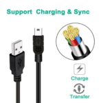 PS3 Controller Charging Cord – Durable Mini USB Cable for DualShock 3 Gamepads - Image 2