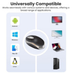 Wired Optical USB Mouse – 3-Button Design with Scroll Wheel, Compatible with Windows & macOS - Image 4