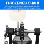 Professional Single Chain Bass Drum Pedal with Durable Drum Beater - Image 3