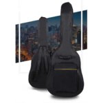 Hard Shell Acoustic Guitar Case with Durable Oxford Full-Coverage Protection - Image 3