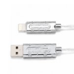 4-in-1 RGB Fast Charging Cable – USB to Type-C, Type-C to Type-C & Type-C to Lightning - Image 4
