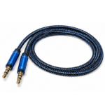 Braided AUX Cable Blue – Durable High-Quality Connection Cable - Image 4